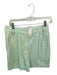 Tibi Size 2 Mint Cotton High Waist Bubble Hem Shorts Mint / 2