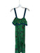 Derek Lam 10 Crosby Size 2 Green & Blue Silk Sleeveless Botanical Midi Dress Green & Blue / 2