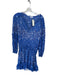 Poupette St. Barth Size S Blue & Purple Viscose Long Balloon Sleeve Dress Blue & Purple / S