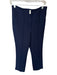 Veronica Beard Size 4 Navy Polyester Blend High Waist Front Pleat Trouser Pants Navy / 4