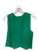 Mello Day Size XS Green Polyester Blend Sleeveless Buttons Top Green / XS
