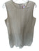 Eileen Fisher Size S Oatmeal Linen Sleeveless Front Pockets Romper Oatmeal / S