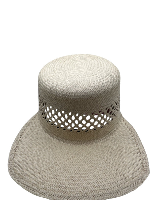 Lina Osorio Light Tan Straw Bill Hat Light Tan / S