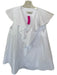 Meimeij Size 40 White Cotton Sleeveless Ruffle Collar Top White / 40