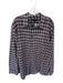 John Varvatos Size XL Purple & White Cotton Plaid Button Down Men's Shirt Purple & White / XL