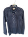 J. Crew NWT Size L Navy & Red Cotton Grid Button Down Men's Shirt Navy & Red / L