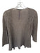 Eileen Fisher Size M Gray Cotton Long Sleeve Loose Knit Open Front Sweater Gray / M