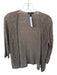 Eileen Fisher Size M Gray Cotton Long Sleeve Loose Knit Open Front Sweater Gray / M