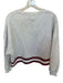 Size M Gray & Red Cotton Blend Long Sleeve UGA Sequins Sweatshirt Gray & Red / M