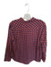 XiRENA Size XS Orange & navy Cotton Long Sleeve Checkered Button Down Top Orange & navy / XS