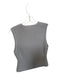 Veronica Beard Size XL Silver Viscose Blend Sleeveless Metallic Ribbed Top Silver / XL