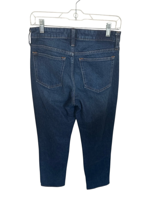 Abercrombie & Fitch Size 26 Dark Wash & Silver Cotton Mid Rise Studded Jeans Dark Wash & Silver / 26