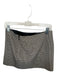 Reformation Size 2 Tan & Brown Wool Blend Side Zip Houndstooth Mini Lined Skirt Tan & Brown / 2