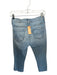 Mother Size 28 Light Wash Cotton Blend High Waist Straight Leg Raw Hem Jeans Light Wash / 28