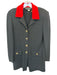 St. John Collection Size 4 Black & Red Wool Blend Knit Button Down Jacket Black & Red / 4