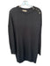 Sezane Size M Black Wool Long Sleeve Shoulder buttons Knit Short Dress Black / M