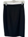 Theory Size 2 Black Virgin Wool High Waist Pencil Skirt Black / 2