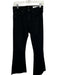 Rag & Bone Size 27 Black Cotton Blend High Waist Bootcut Raw Hem Jeans Black / 27