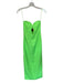 Bardot Size XS Neon Green Polyester Strapless Wire Cut Outs Gown Neon Green / XS