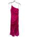 flor et.al Size 0 Magenta Polyester Spaghetti Strap Pleat Detail Ruffles Gown Magenta / 0