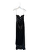 Michael Costello Size XS Black Sequin Strapless Wire Back Zip Gown Black / XS