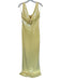Meshki Size M Butter Yellow Sequin Sleeveless Flower Application Racerback Gown Butter Yellow / M