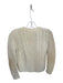 Alexa Chung for Madewell Size XS Cream Wool Long Sleeve Cable Knit Sweater Cream / XS