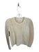 Alexa Chung for Madewell Size XS Cream Wool Long Sleeve Cable Knit Sweater Cream / XS