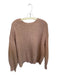 360 Cashmere Size L Mauve Cashmere Long Sleeve Chunky Knit Crew Neck Sweater Mauve / L
