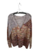 Ulla Johnson Size M/L purple & orange Mohair Blend Loose Knit Buttons Sweater purple & orange / M/L