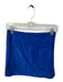 Frame Size 0 Blue Velour Side Zip Mini Skirt Blue / 0