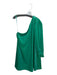 S'edge Size L Green Velvet One Long Sleeve Short Dress Green / L