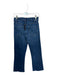 Mother Size 28 Dark Wash Cotton Blend High Waist Flare Cropped Raw Hem Jeans Dark Wash / 28