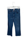 Mother Size 28 Dark Wash Cotton Blend High Waist Flare Cropped Raw Hem Jeans Dark Wash / 28
