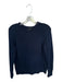 J. Crew Size M Navy Cotton Roll Neck Knit Long Sleeve Sweater Navy / M