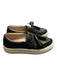 Vince Camuto Shoe Size 6.5 Black Leather Almond Toe Ridges Tassels Slip On Shoes Black / 6.5