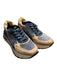 Softwaves Shoe Size 36.5 Tan & blue Suede & Leather Lace Up Almond Toe Sneakers Tan & blue / 36.5