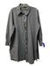 Sofia Size Est M Navy Cotton Long Sleeve Collared Button Up Button Cuffs Dress Navy / Est M