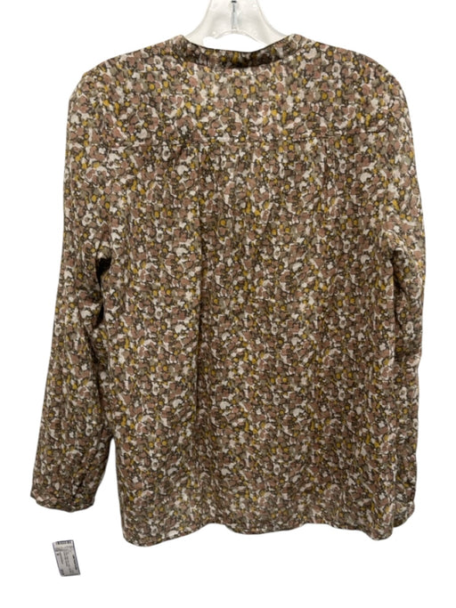 Isabel Etoile Marant Size 36 Yellow, Green, Red Cotton Long Sleeve Top Yellow, Green, Red / 36