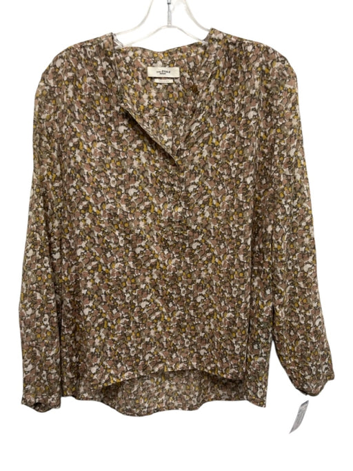 Isabel Etoile Marant Size 36 Yellow, Green, Red Cotton Long Sleeve Top Yellow, Green, Red / 36