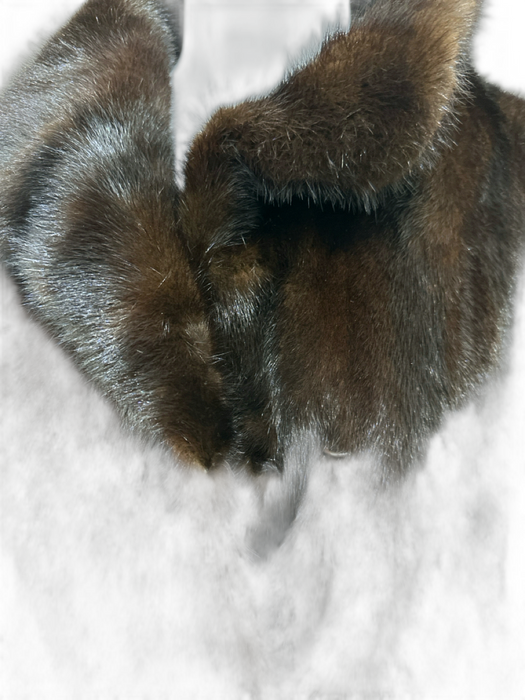 Fendi Size M Dark Brown Mink Fur Coat Dark Brown / M