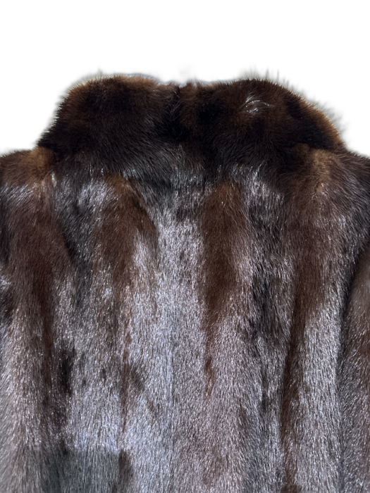 Fendi Size M Dark Brown Mink Fur Coat Dark Brown / M