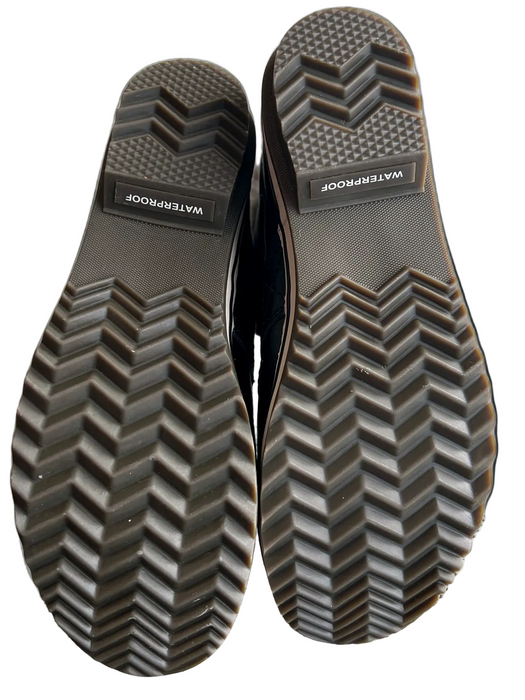 Sorel Shoe Size 9 Black Leather Upper Fabric Lined Rubber Outsole Mid Calf Boots Black / 9