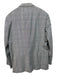 Hugo Boss Gray, Black, White Wool Houndstooth 2 Button Men's Suit Gray, Black, White / 44