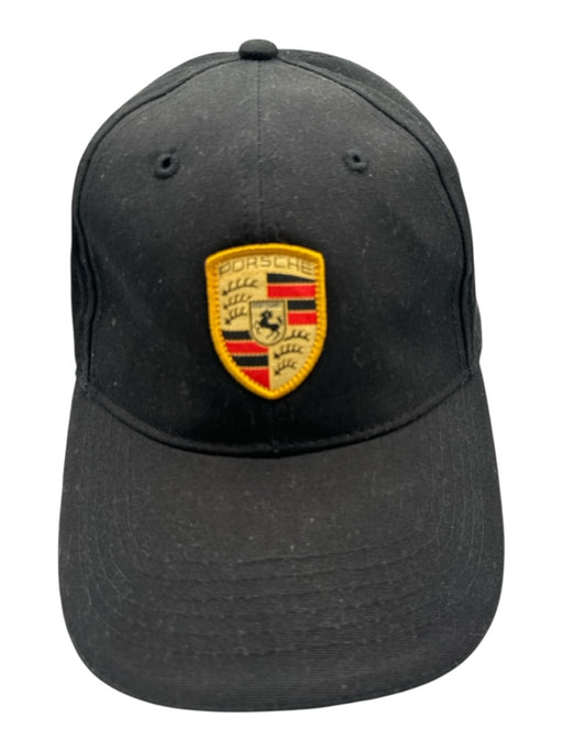 Porsche Black, Yellow & Red Cotton Men's Hat Black, Yellow & Red