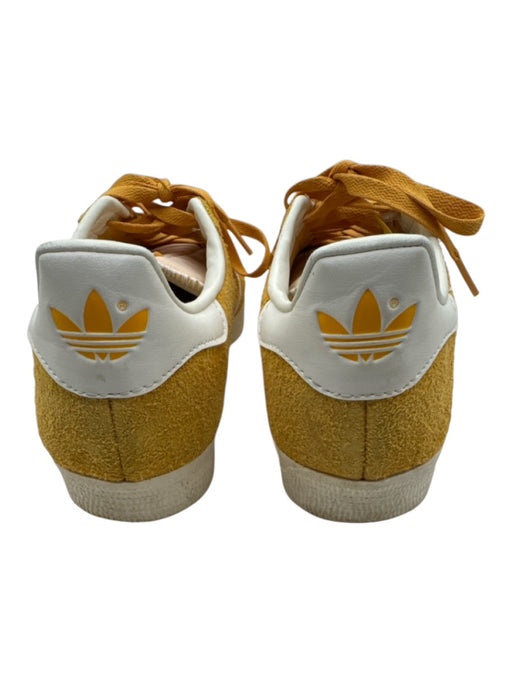 Adidas Shoe Size 7.5 Yellow & White Suede Lace Up Low Top Gazelle Sneakers Yellow & White / 7.5