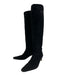 Staud Shoe Size 38.5 Black Suede Pointed Square Toe Low Heel Above knee Boots Black / 38.5