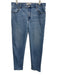 Sene Size Est 32 Light Wash Cotton Blend Solid Slim Jean Men's Pants Light Wash / Est 32