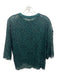 Jonathan Simkhai Size Medium Emerald Green Cotton Blend Lace Sheer Sweater Emerald Green / Medium