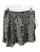 IRO Size 40 Beige & Brown Silk Back Zip leopard ikat Asymmetric Tiers Mini Skirt Beige & Brown / 40